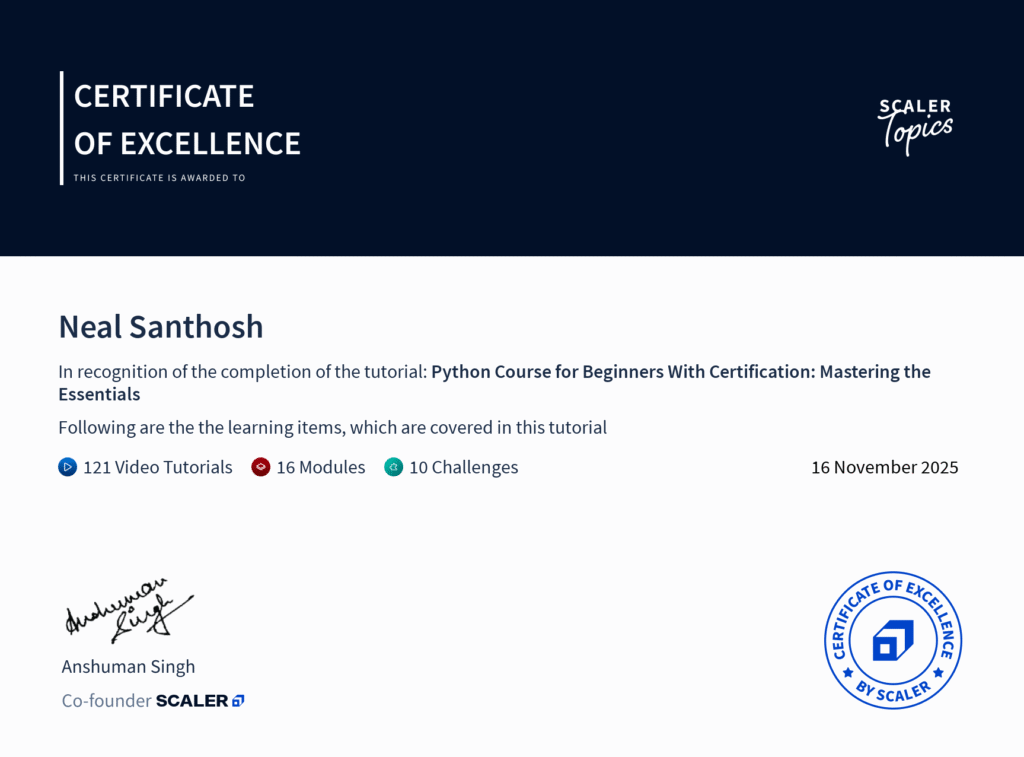 Phthon Scalar Certificate
